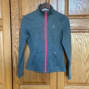 Spyder Core Sweater, Pink/Gray, Size S